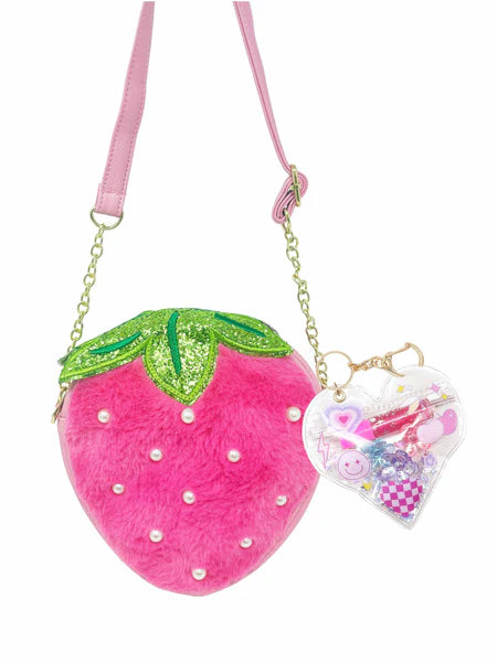 Sweet Heart Crossbody Purse - Strawberry