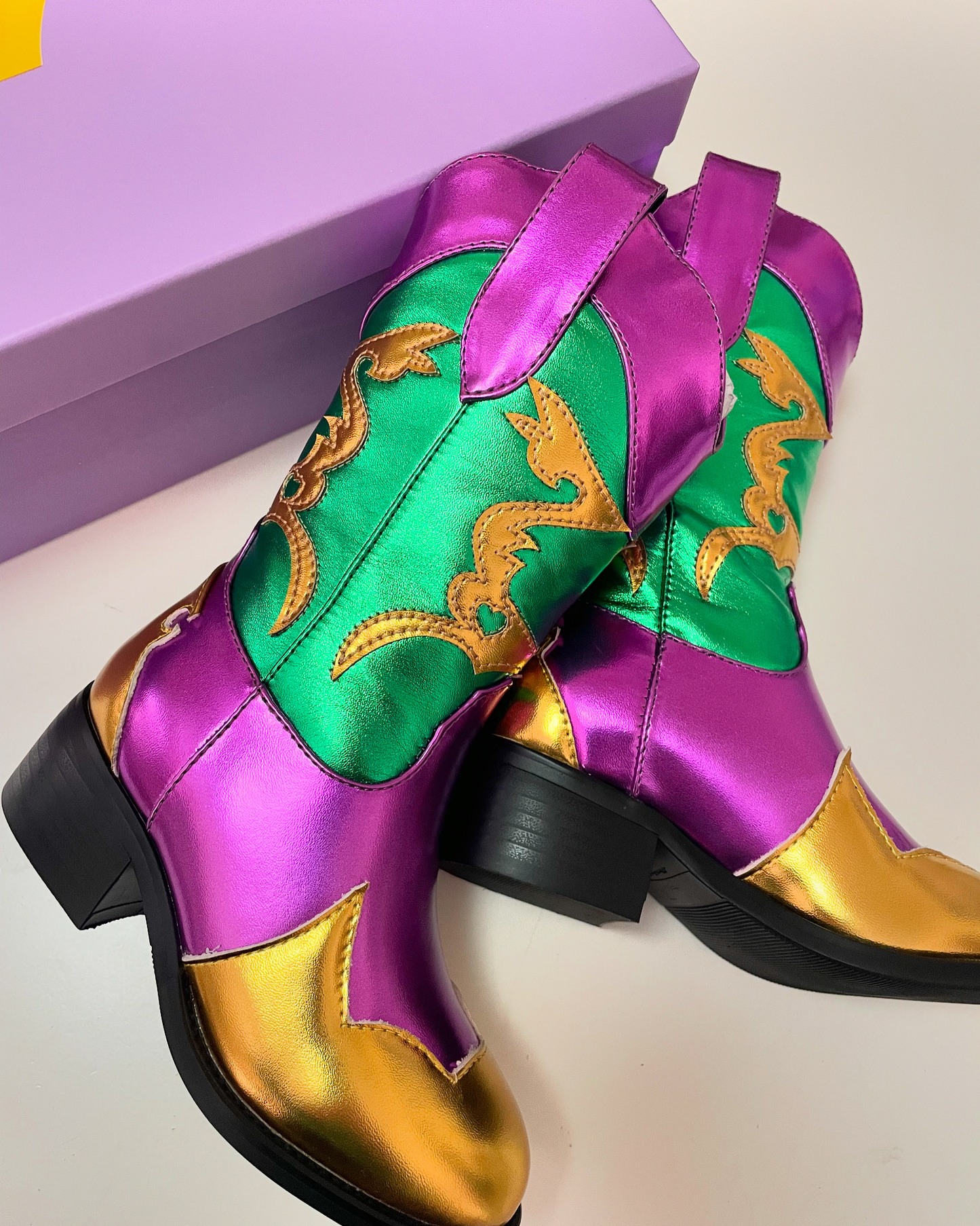 Mardi Gras Boots