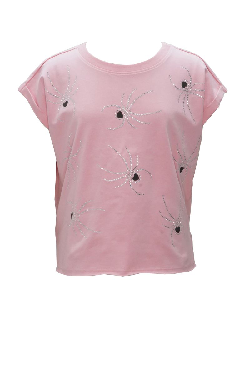 rhinestone spider top
