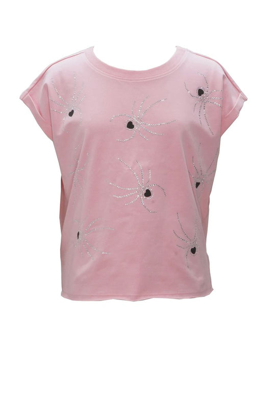 rhinestone spider top