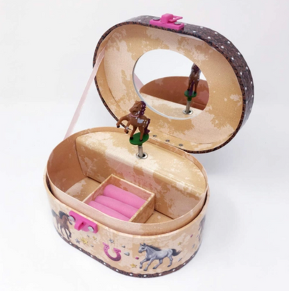 Musical Jewelry Box with Figurine