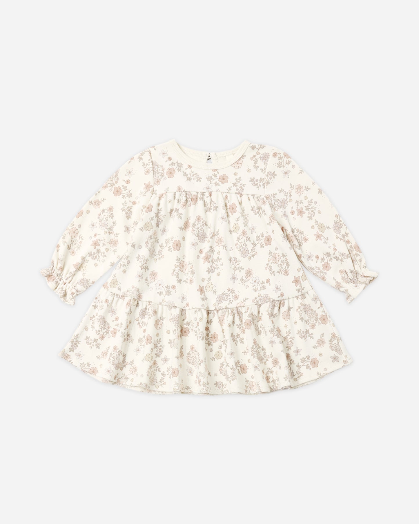 tiered jersey dress