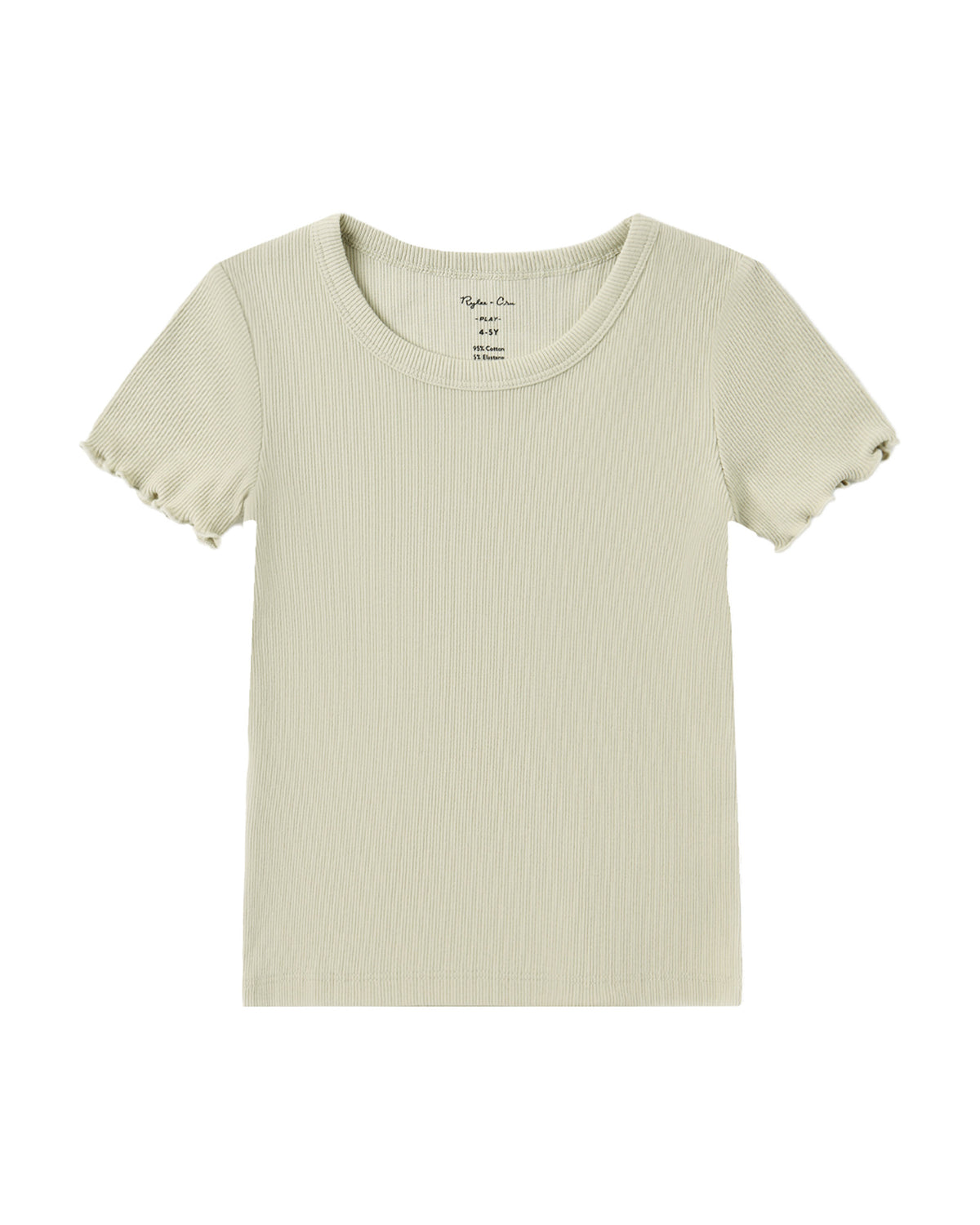 ribbed basic tee