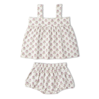 Scalloped Top & Bloomer Set