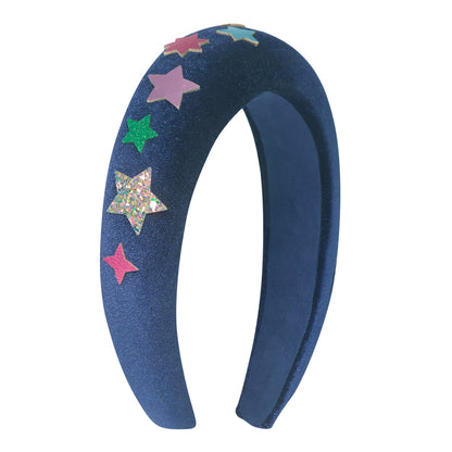 constellation velvet padded Alice headband