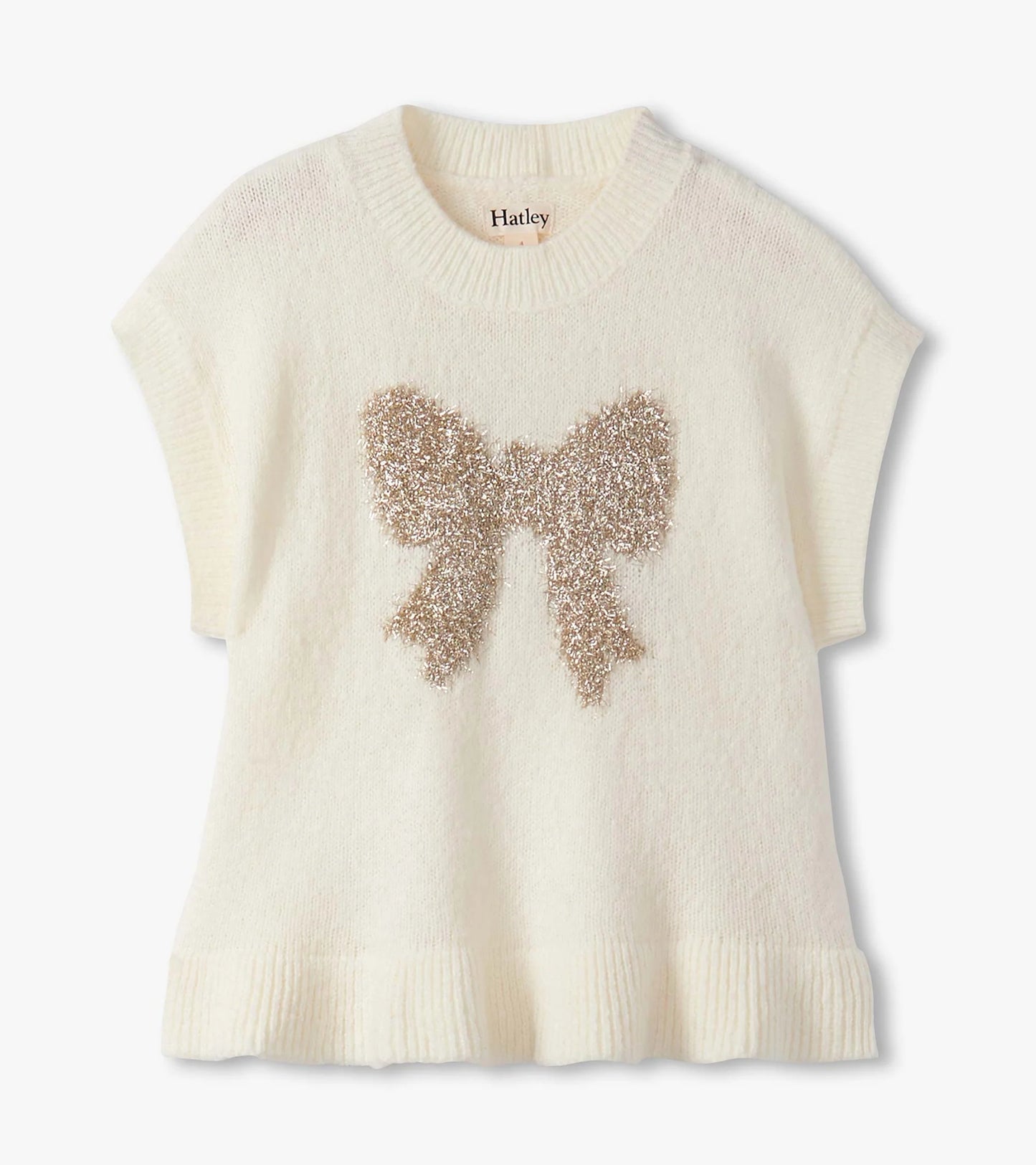 gold bow everywhere sweater vest