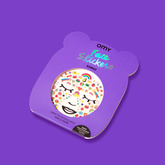 kawaii face stickers