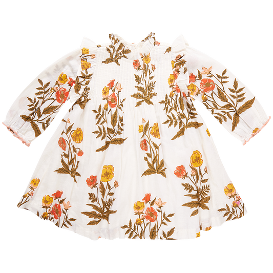 Girls Jaipur Dress - Harvest Poppy | 2-6