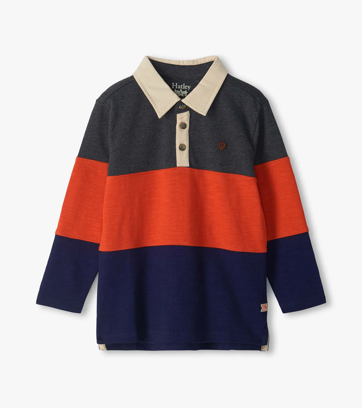 colourblock polo top