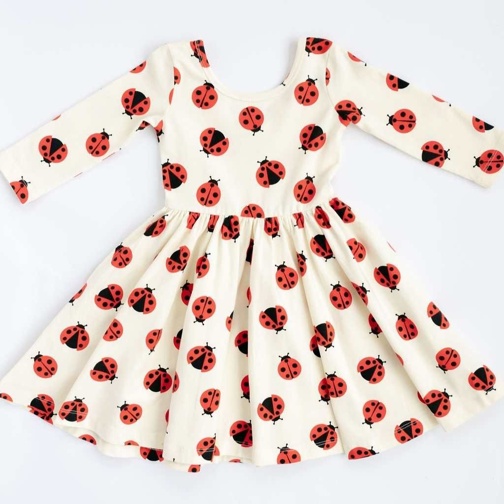 3/4 slv twirl dress