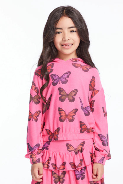 COLORFUL BUTTERFLIES HOODIE