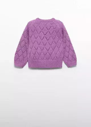 openwork glitter jersey