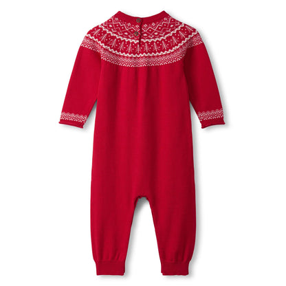 fair isle sweater romper