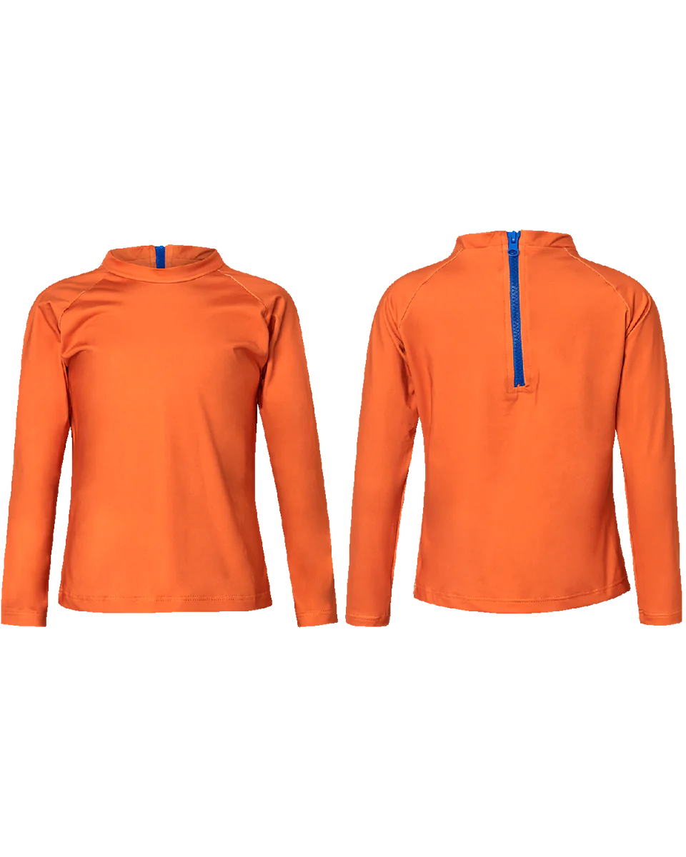 Boys Orange Rash-Guard