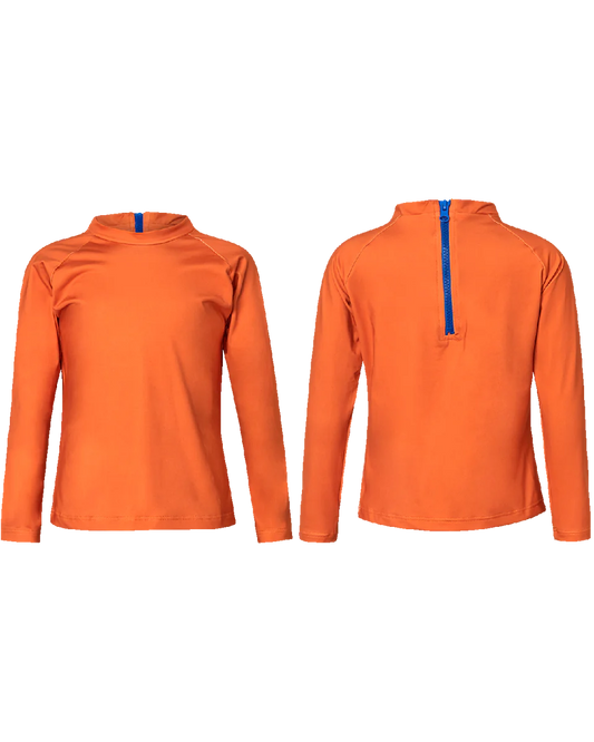 Boys Orange Rash-Guard