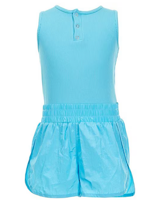 SOLID COLOR RUNNING ROMPER