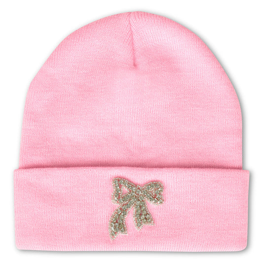 Girls Bow Beanie