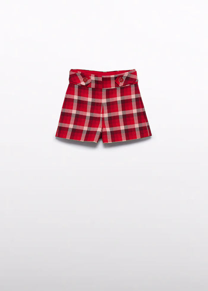 plaid shorts