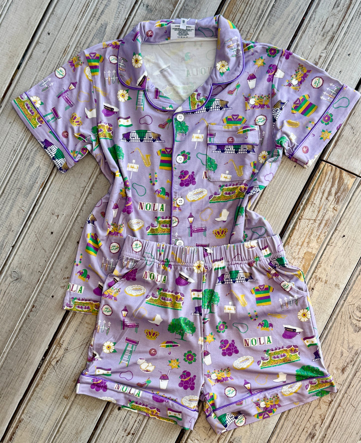 Kids Nola Icons PJ Set