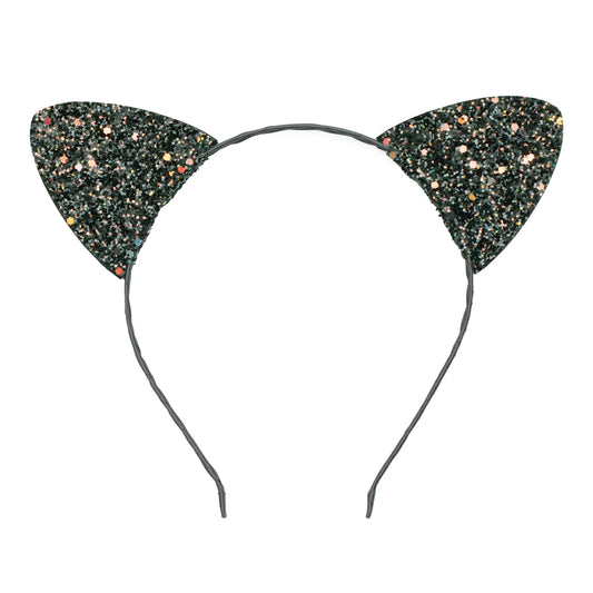 spooky glitter cat ears