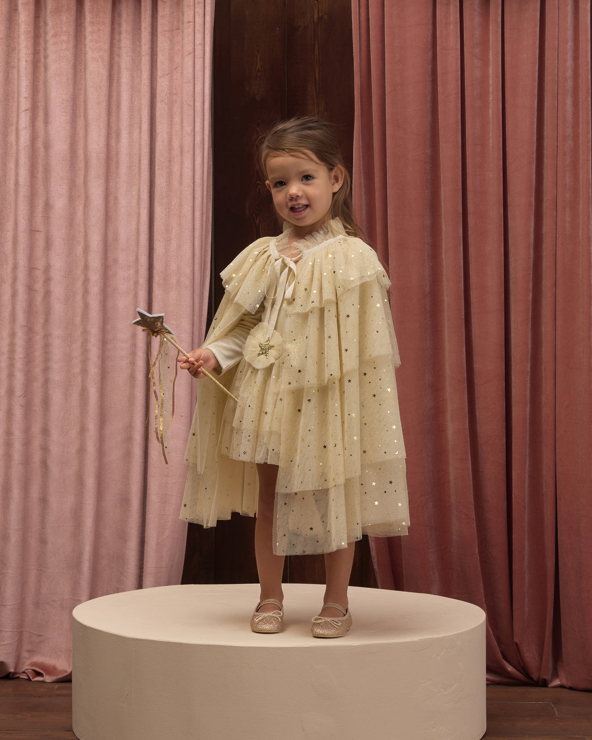 tulle cape