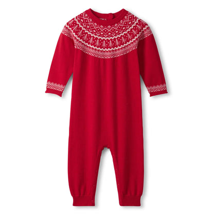 fair isle sweater romper