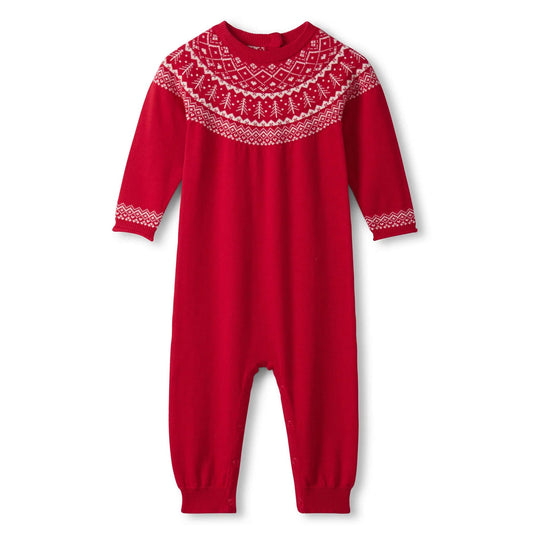 fair isle sweater romper
