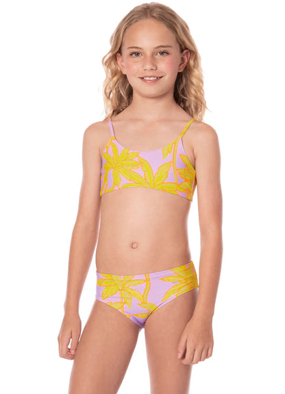 Palm Land Pear Girls Bikini Set | 8 - 14