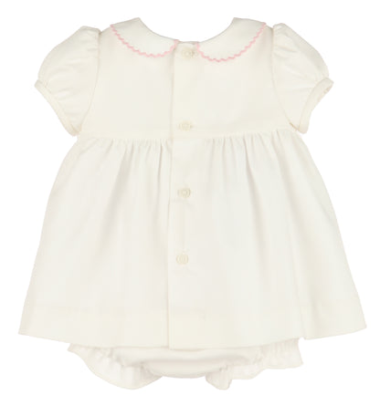 honeycomb smock dress