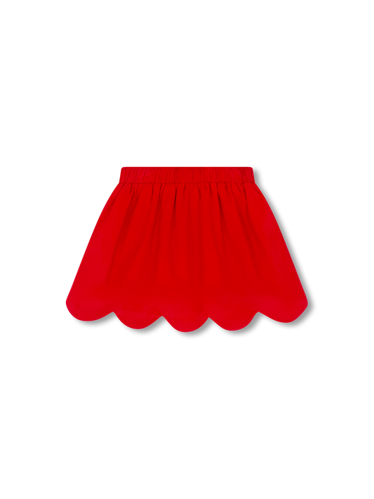susie scallop skirt