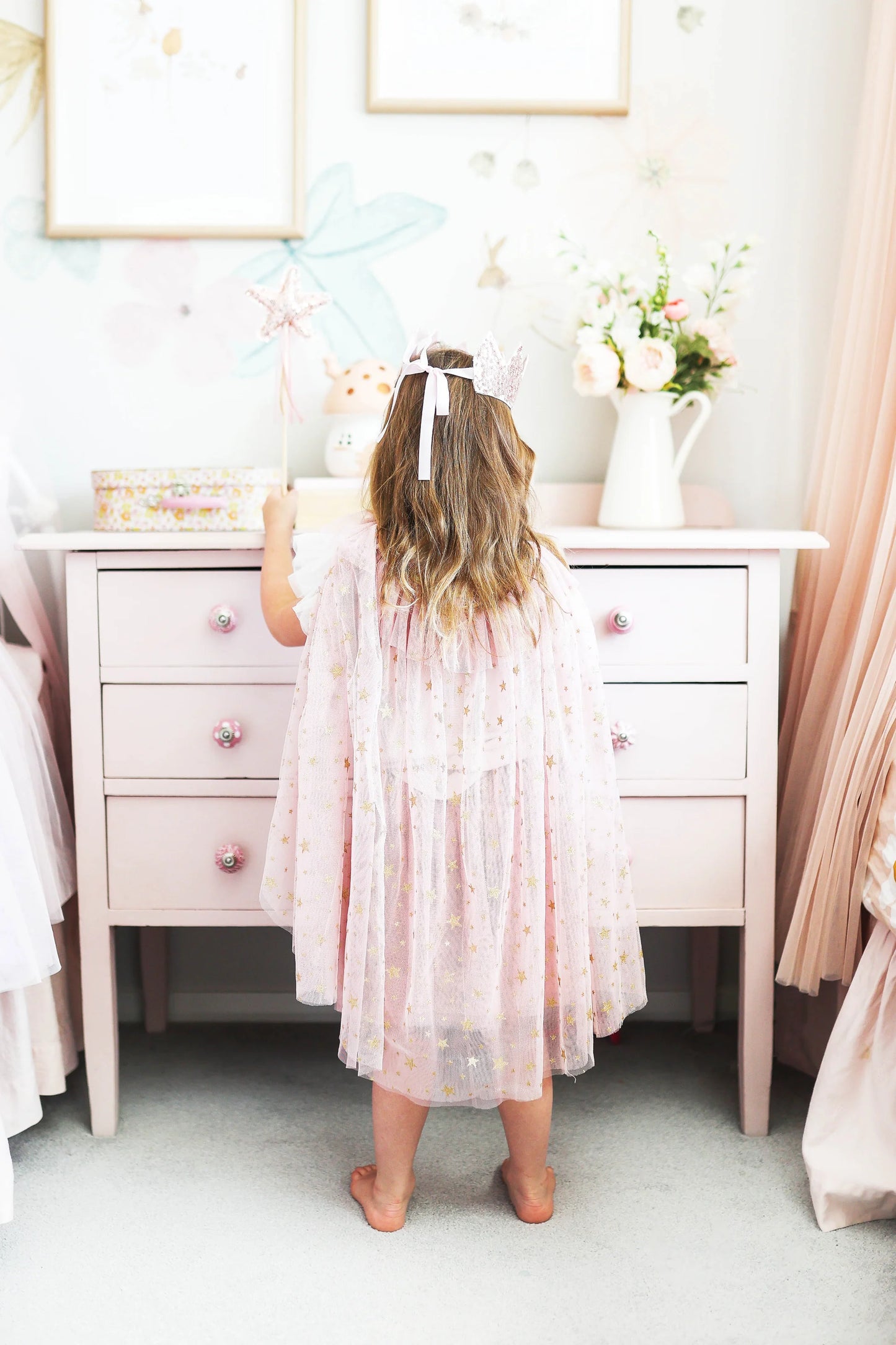 Tulle Star Cape