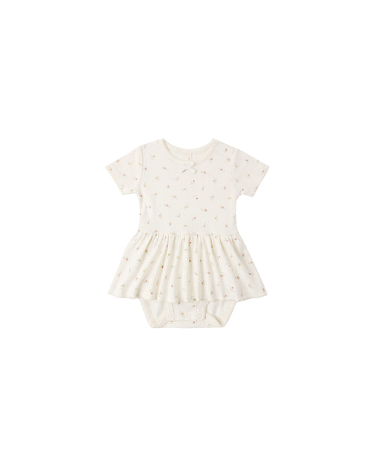 Pointelle Skirted Bodysuit