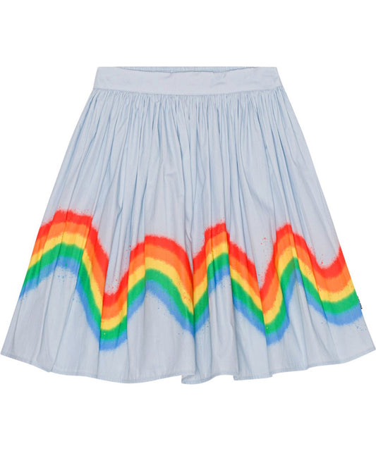 Girls Bonnie Rainbow Printed Skirt