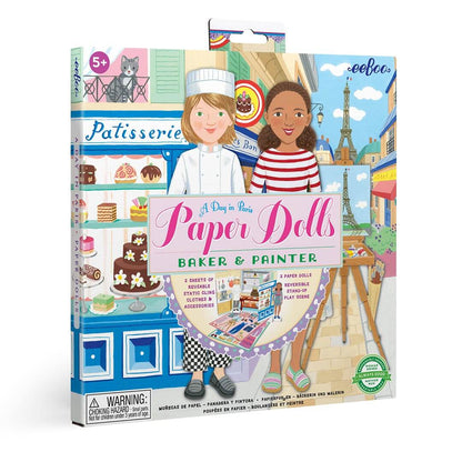 A Day In Paris Paper Doll Set