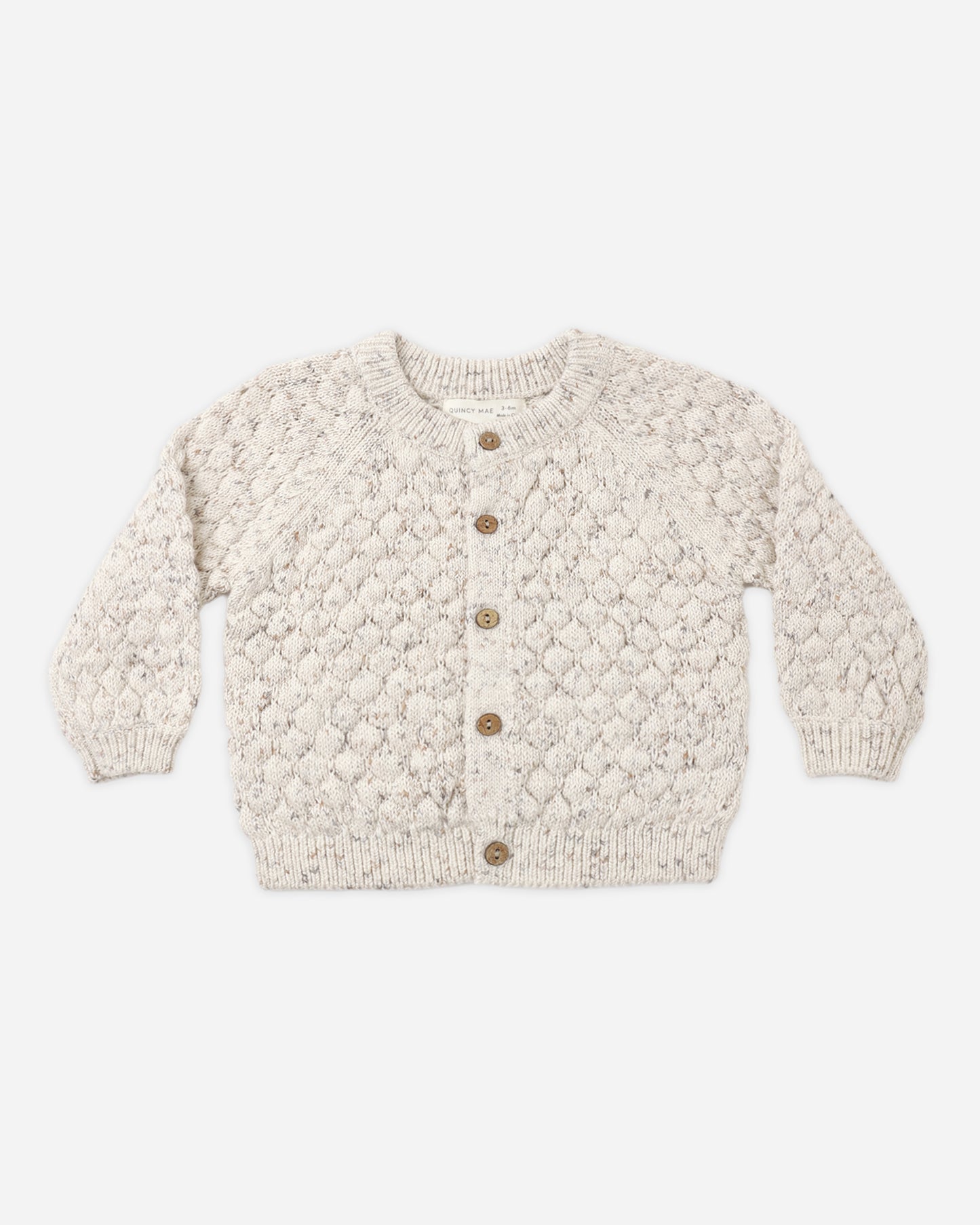 bubble knit cardigan