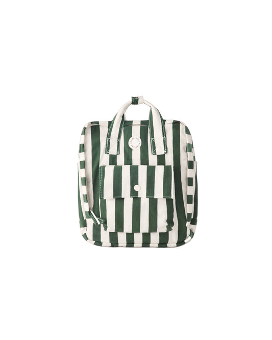 stripe mini backpack