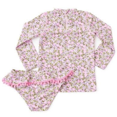 Floral Rashguard Swim Set | 2T - 6