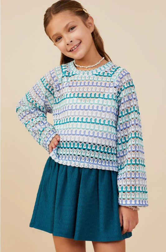 loose knit relaxed top