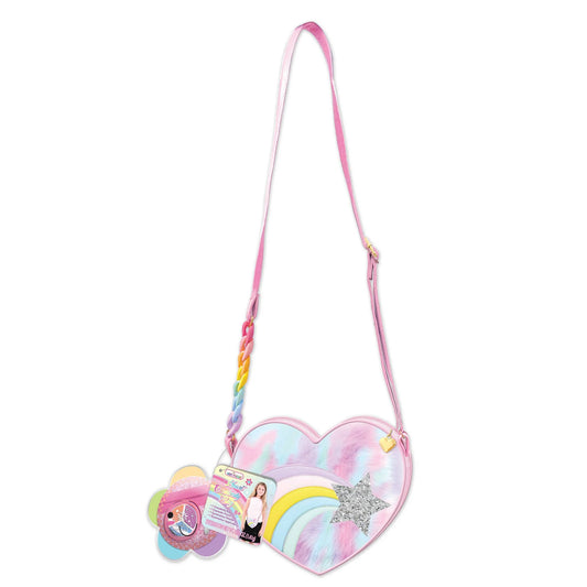 Sweet Heart Crossbody Purse - Rainbow