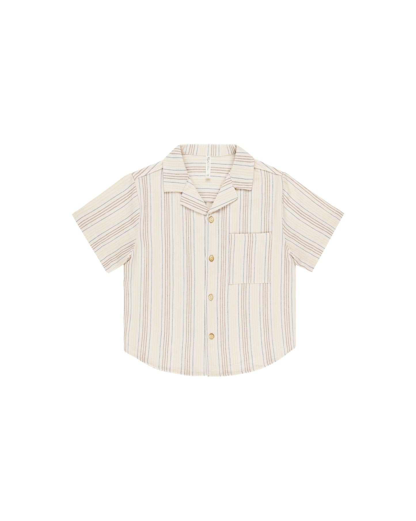 Lapel Collar Shirt | Summer Stripe