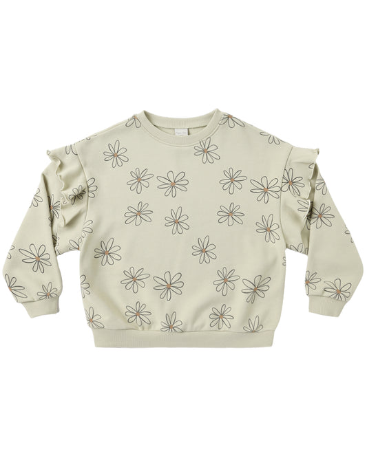 ruffle sweatshirt
