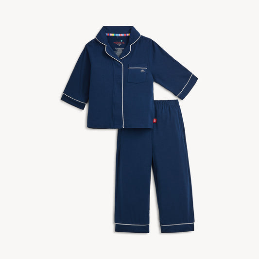 RF l/s long pant pj w/ pipping
