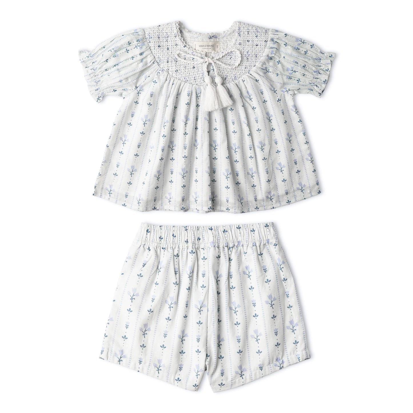 Smocked Top & Short Set