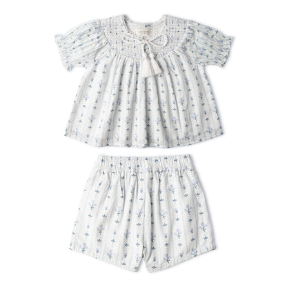 Smocked Top & Short Set