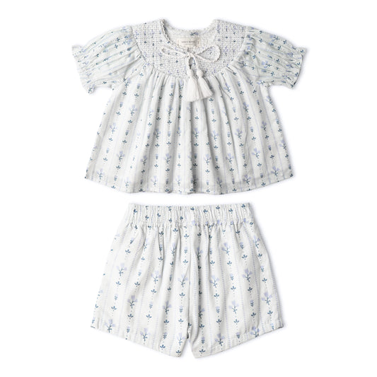 Smocked Top & Short Set