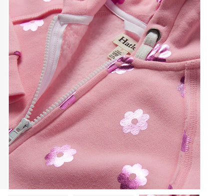 raw edge hoodie