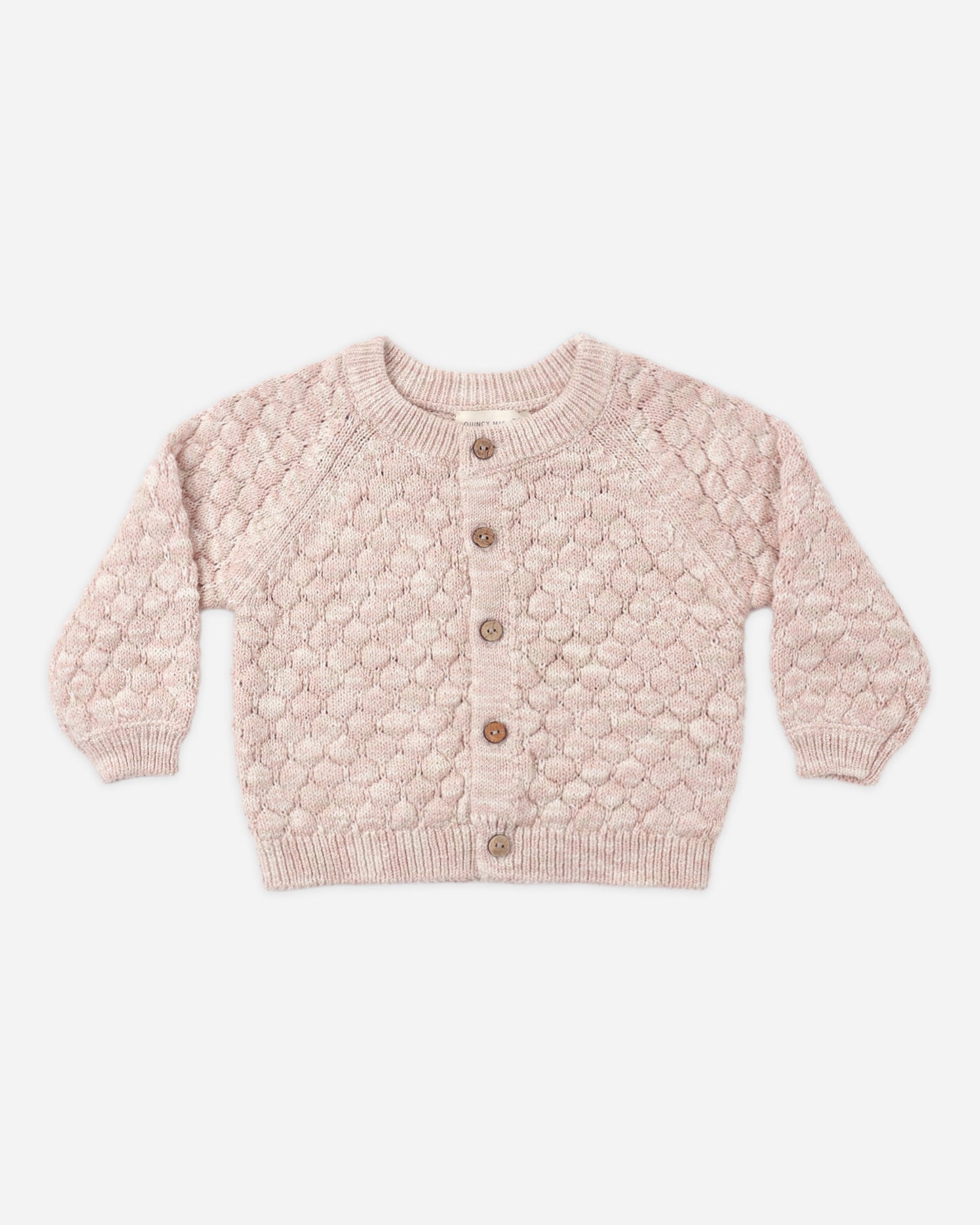 bubble knit cardigan
