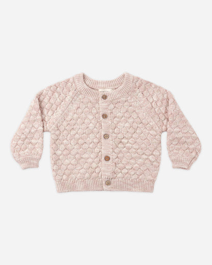 bubble knit cardigan
