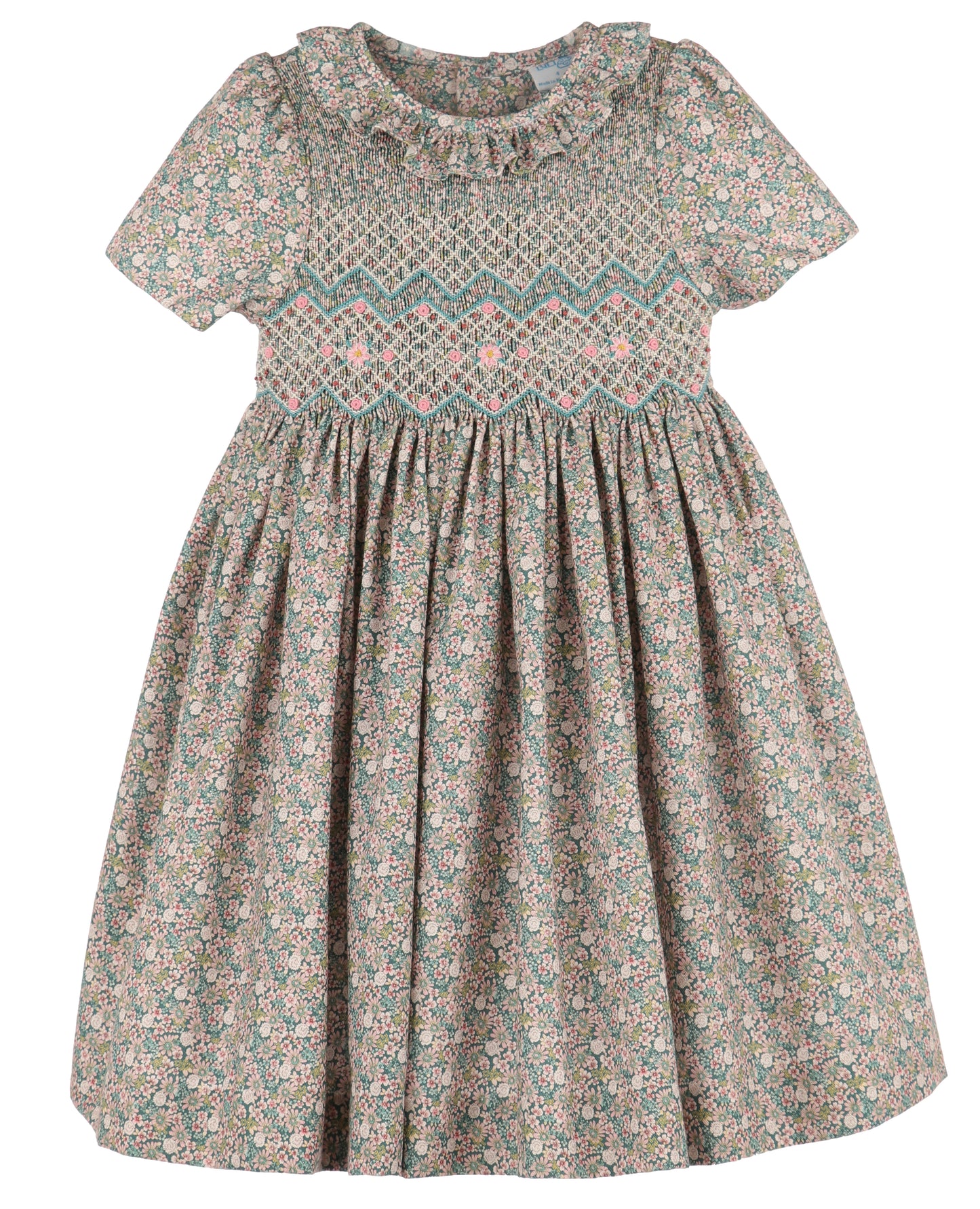 forest floral dress