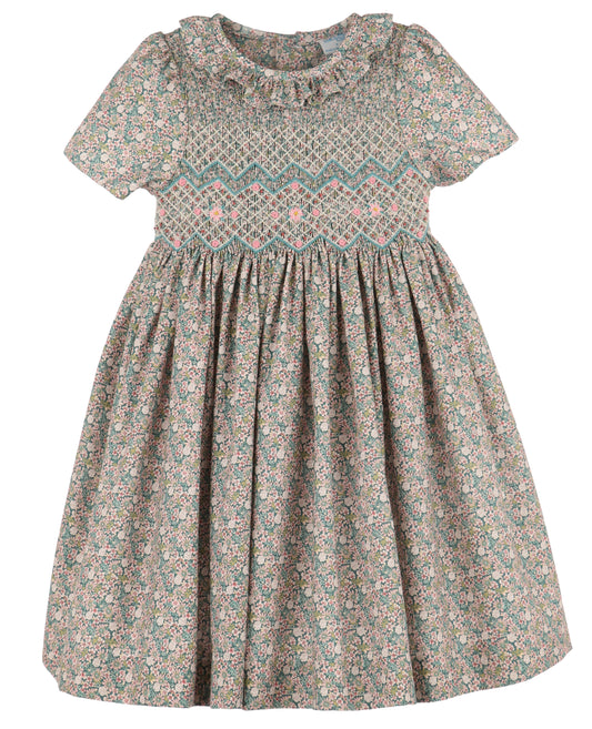 forest floral dress